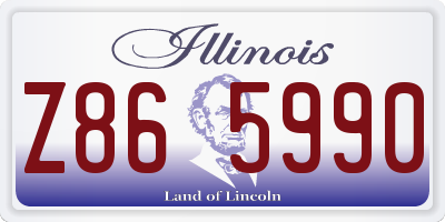 IL license plate Z865990
