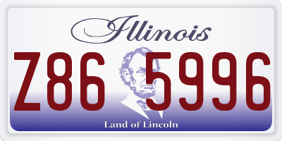 IL license plate Z865996
