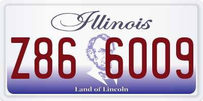 IL license plate Z866009