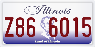 IL license plate Z866015