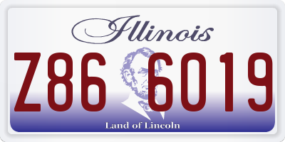 IL license plate Z866019