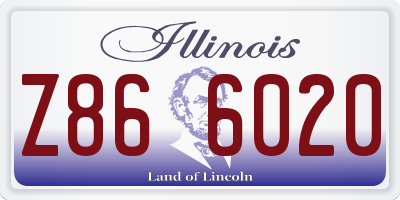 IL license plate Z866020