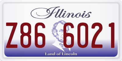 IL license plate Z866021