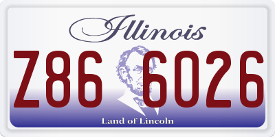 IL license plate Z866026