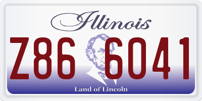 IL license plate Z866041