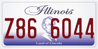 IL license plate Z866044