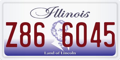 IL license plate Z866045