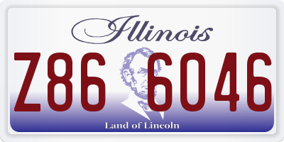 IL license plate Z866046