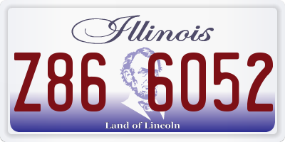 IL license plate Z866052