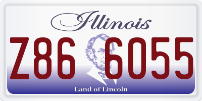 IL license plate Z866055