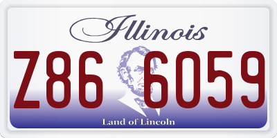 IL license plate Z866059