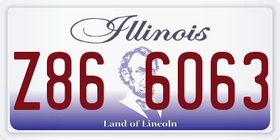 IL license plate Z866063