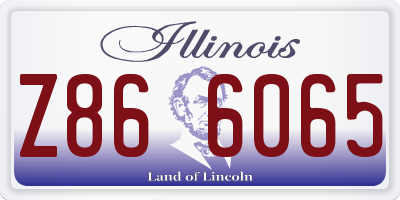 IL license plate Z866065