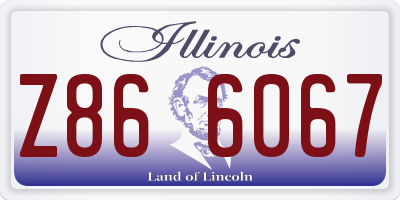 IL license plate Z866067