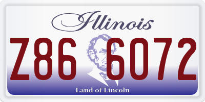 IL license plate Z866072