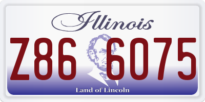 IL license plate Z866075