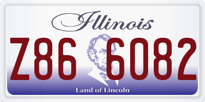 IL license plate Z866082