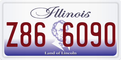IL license plate Z866090