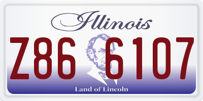 IL license plate Z866107
