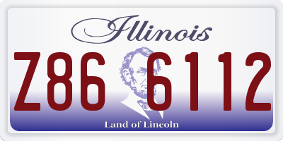 IL license plate Z866112