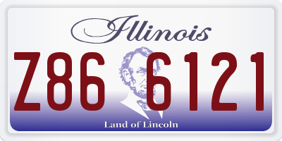 IL license plate Z866121