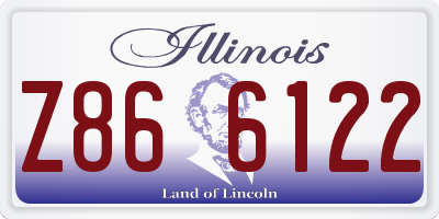 IL license plate Z866122