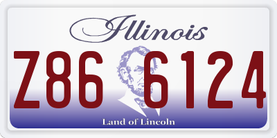 IL license plate Z866124