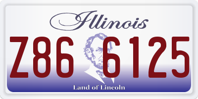 IL license plate Z866125