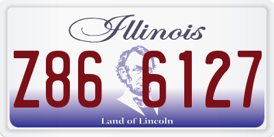 IL license plate Z866127