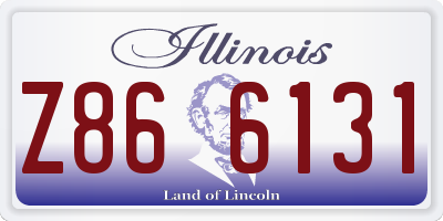 IL license plate Z866131