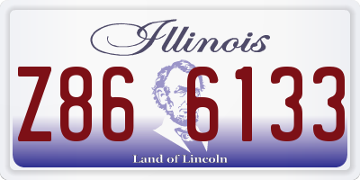 IL license plate Z866133