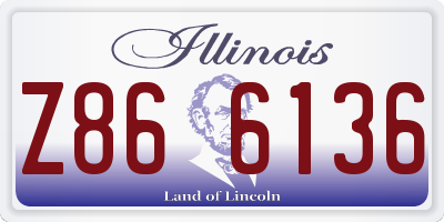 IL license plate Z866136