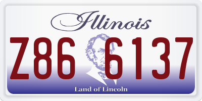 IL license plate Z866137
