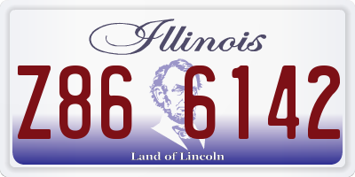 IL license plate Z866142