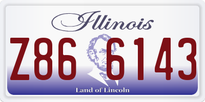 IL license plate Z866143