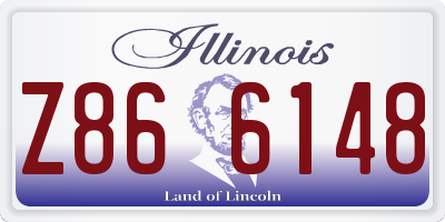 IL license plate Z866148