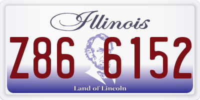 IL license plate Z866152