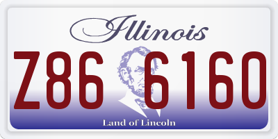 IL license plate Z866160