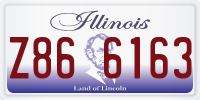 IL license plate Z866163