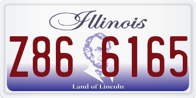 IL license plate Z866165