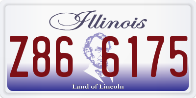 IL license plate Z866175