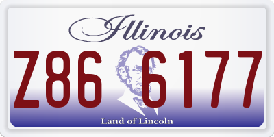 IL license plate Z866177