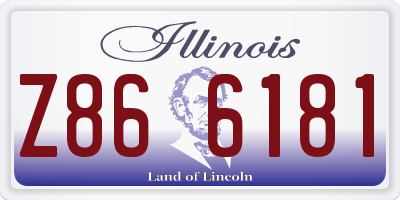 IL license plate Z866181
