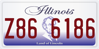 IL license plate Z866186