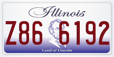 IL license plate Z866192