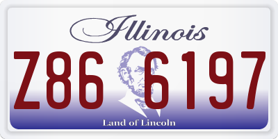 IL license plate Z866197