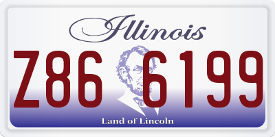IL license plate Z866199