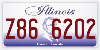 IL license plate Z866202