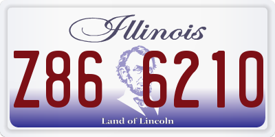 IL license plate Z866210