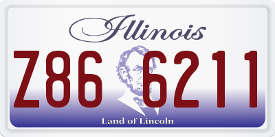 IL license plate Z866211